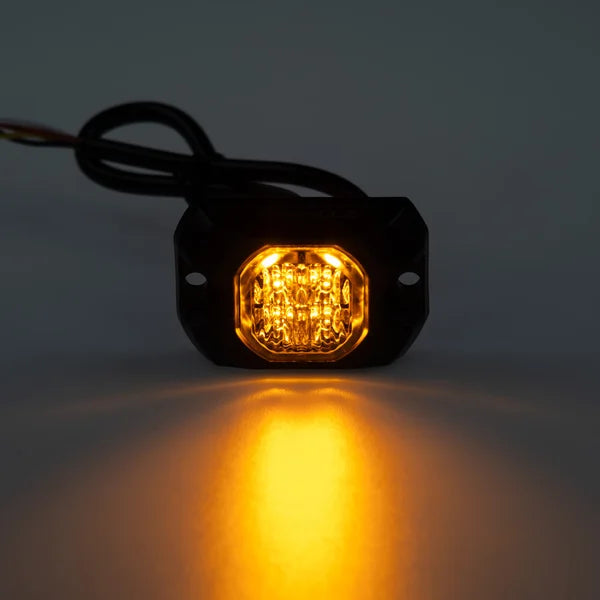 Surface Mount Button Blast Amber Covert Strobe