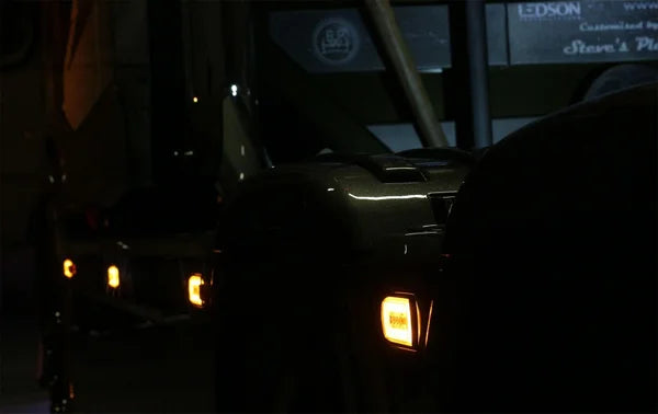 Dual Function LED Amber Warning Light With Halo Ring