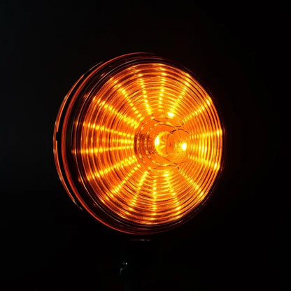 LED Spanish Lamp Lollipop Clear Lens Amber/Amber