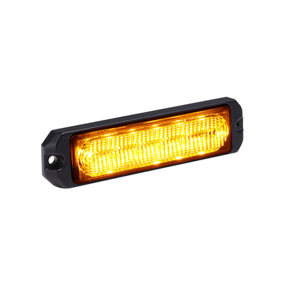 Ultra Slim Amber 6 LED Directional Warning Light