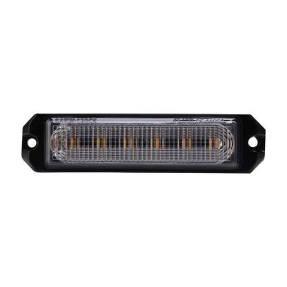 Ultra Slim Amber 6 LED Directional Warning Light
