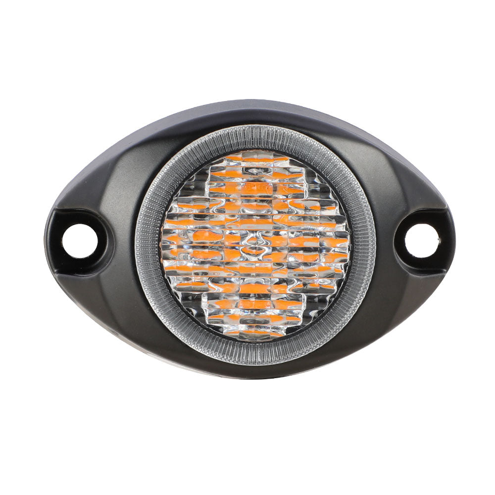 Surface Mount Amber Hide-Away Warning Light