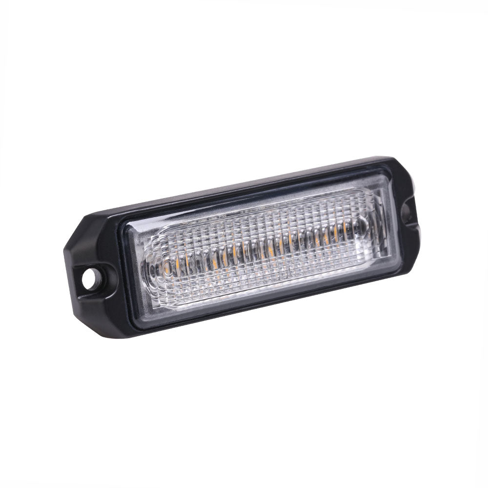 Ultra Slim Amber 4 LED Directional Warning Light