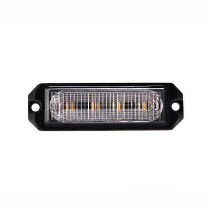 Ultra Slim Amber 4 LED Directional Warning Light
