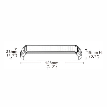 Heavy Duty 6 LED Amber Warning Light