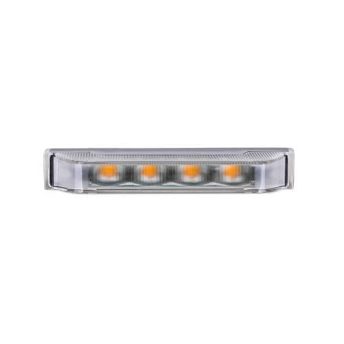 Slim Grill Mount Amber Strobe 4 LED