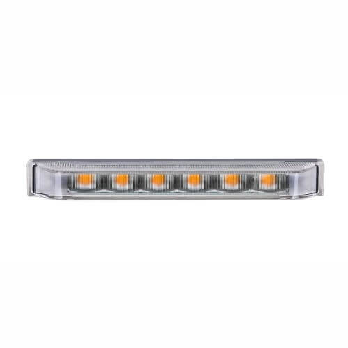 Slim Grill Mount Amber Strobe 6 LED