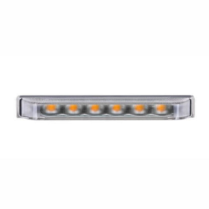 Slim Grill Mount Amber Strobe 6 LED