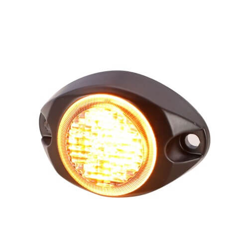 Surface Mount Amber Hide-Away Warning Light