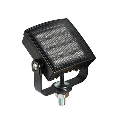 Square 6 LED Smoked Amber Directional Warning Light