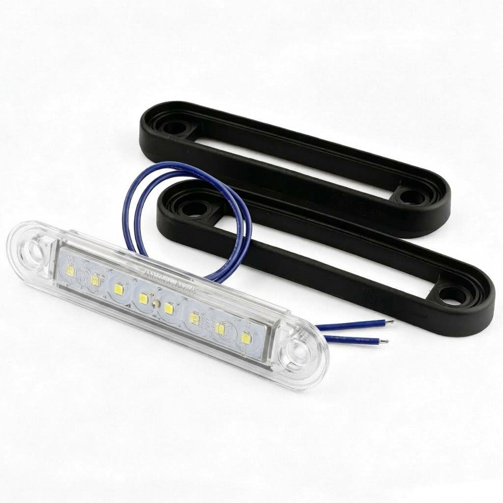 Quick Fit Clear 8 LED Marker Lamp