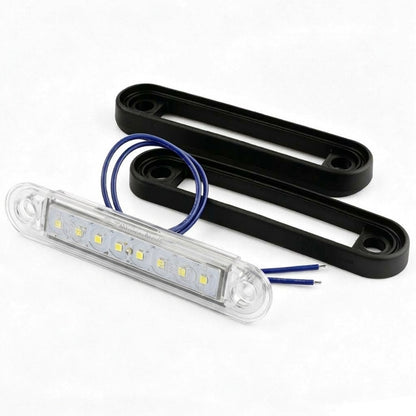Quick Fit Clear 8 LED Marker Lamp