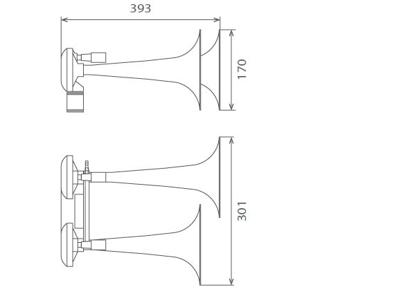 Hi-Do Original TGV Train Horn 12v