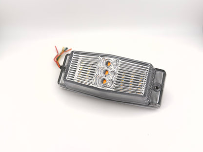 Clear LED Amber & White Double Burner Dual Function + Strobe Function