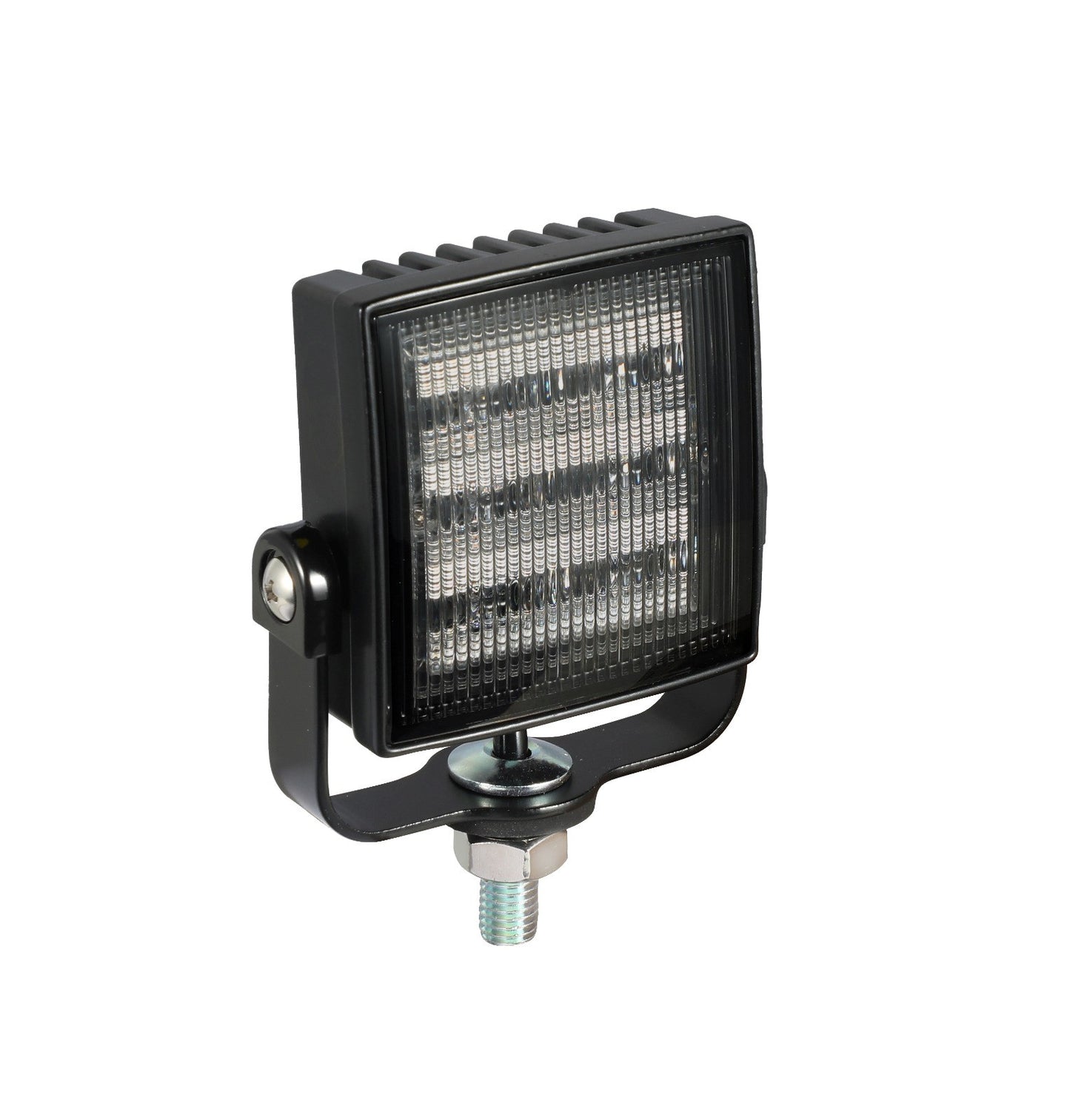 Square 6 LED Smoked Amber Directional Warning Light