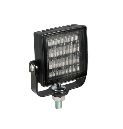 Square 6 LED Smoked Amber Directional Warning Light