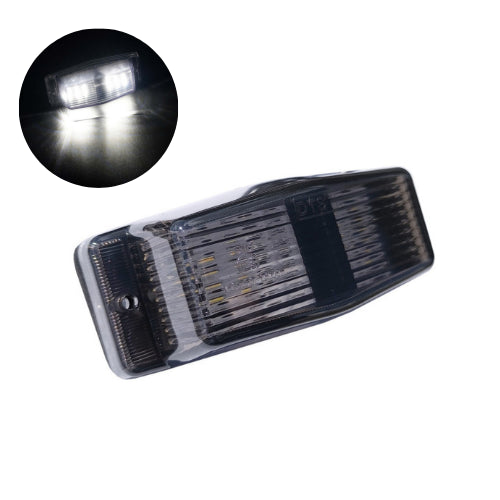 Smoked Lense White LED Double Burner
