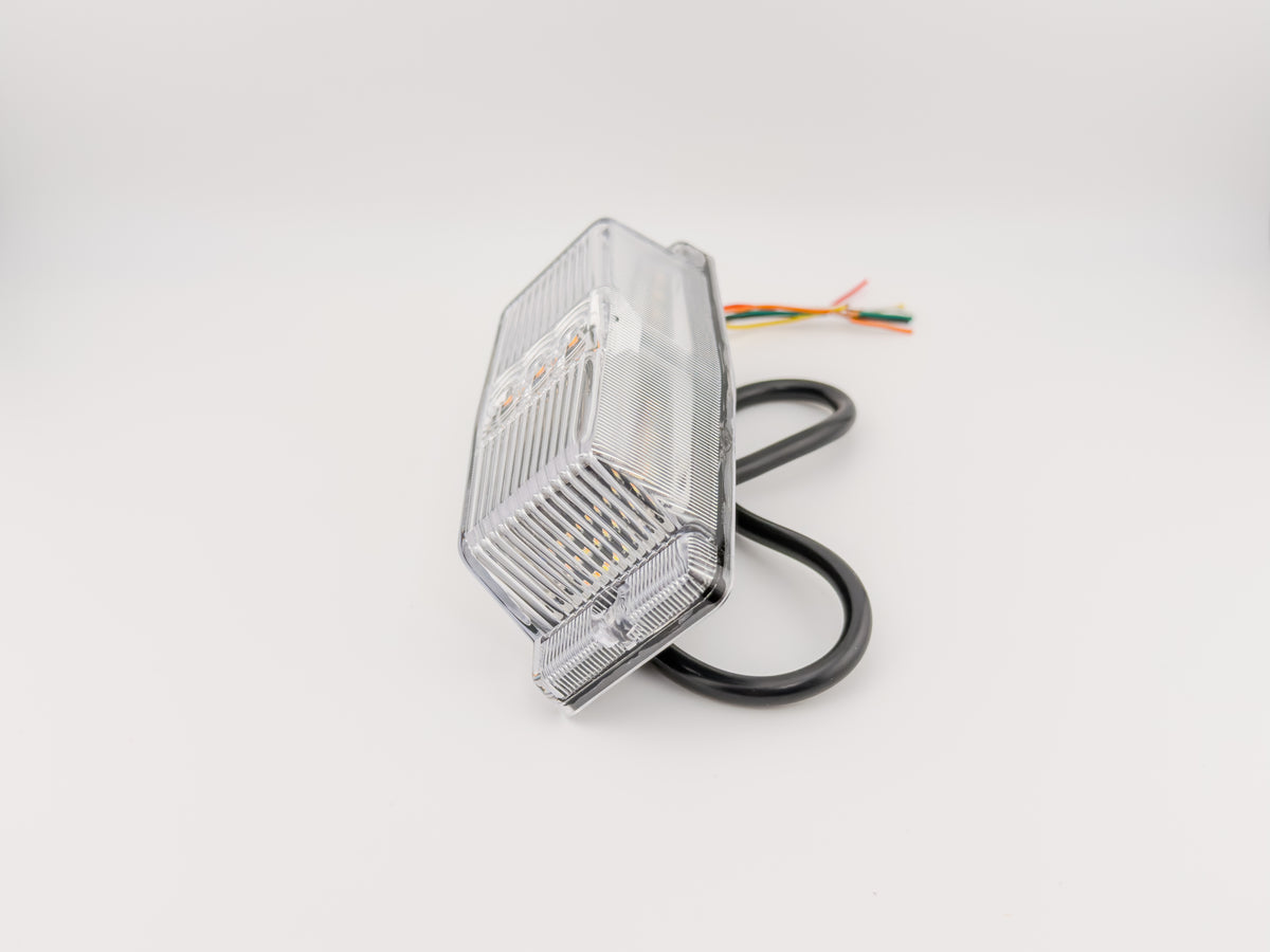 Clear LED Amber & White Double Burner Dual Function + Strobe Function