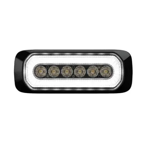 Dual Function LED Amber Warning Light With Halo Ring