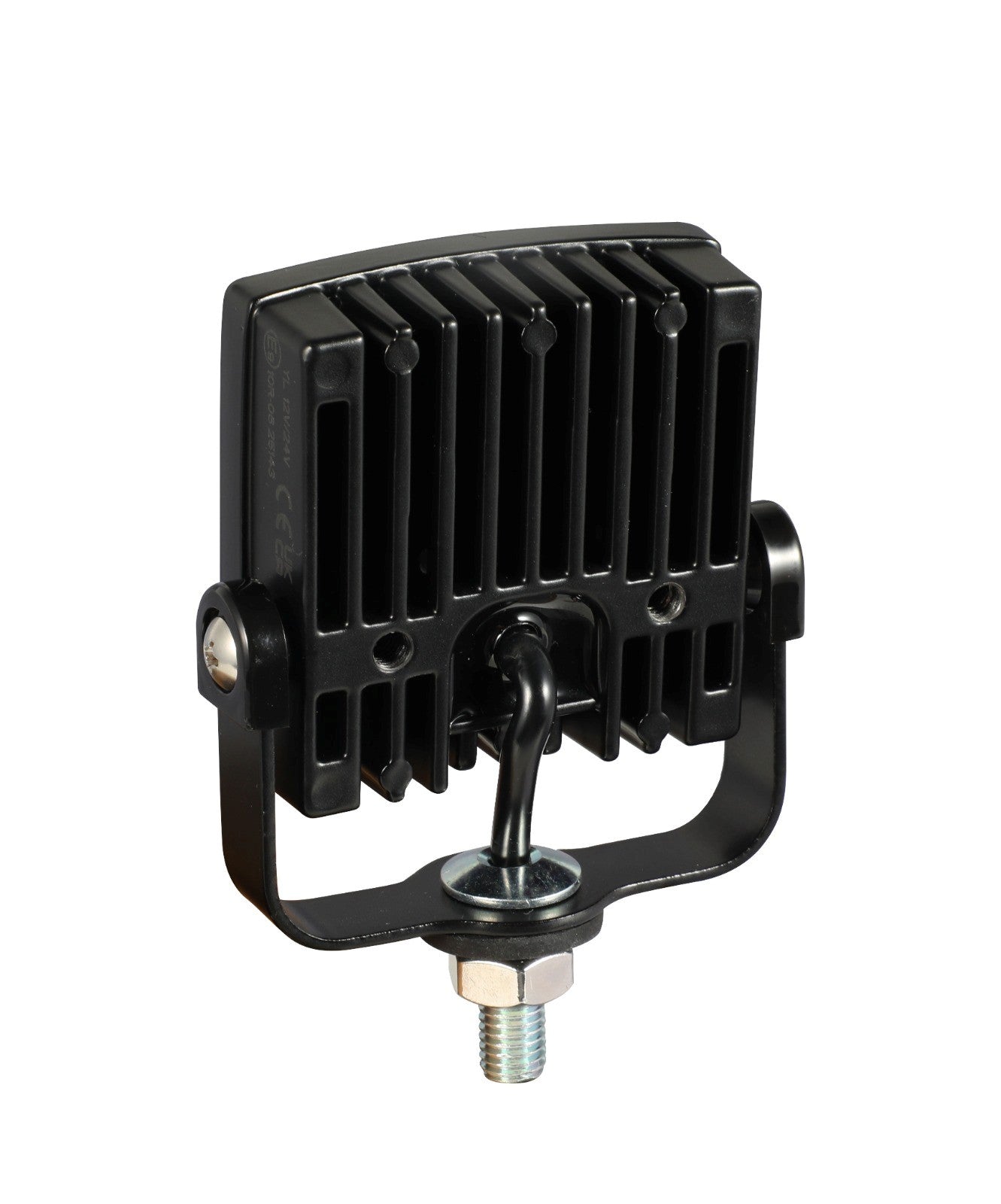 Square 6 LED Smoked Amber Directional Warning Light