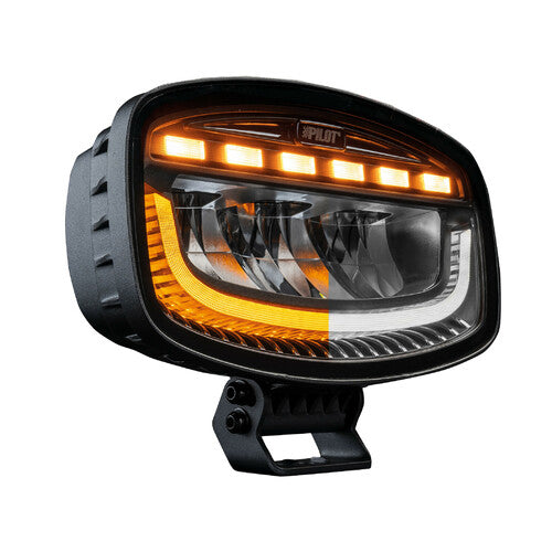 Glare Oval-Pro, Multifunctional Spotight Amber/White With Strobe Function