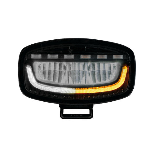 Glare Oval-Pro, Multifunctional Spotight Amber/White With Strobe Function