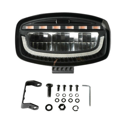 Glare Oval-Pro, Multifunctional Spotight Amber/White With Strobe Function