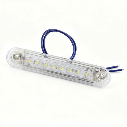 Quick Fit Clear 8 LED Marker Lamp