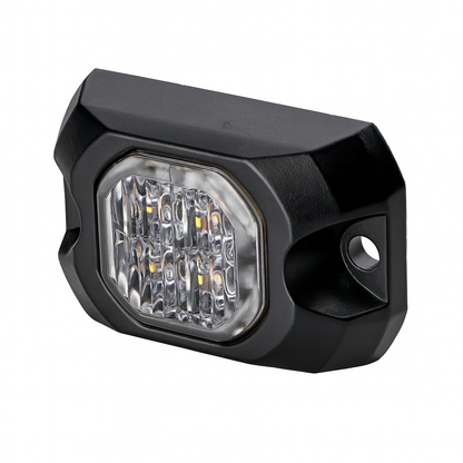 Surface Mount Button Blast Amber Covert Strobe