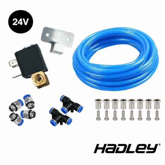 Hadley Air Horn Fitting Kit With 24v Solenoid Valve