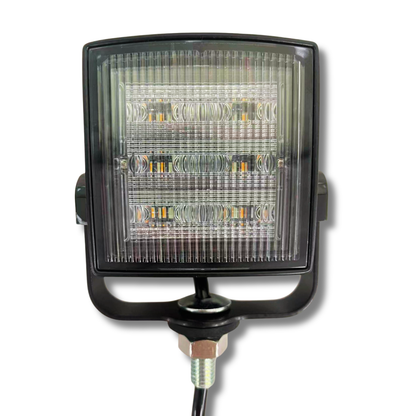 Square 6 LED Amber Directional Warning Light
