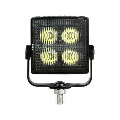 Square 4 LED Amber Directional Warning Light