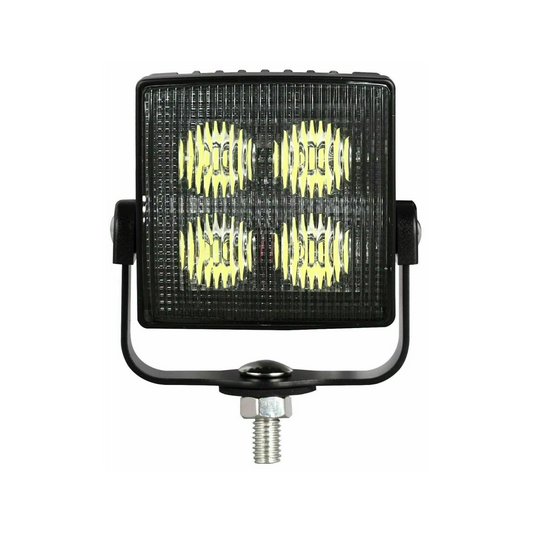 Square 4 LED Amber Directional Warning Light