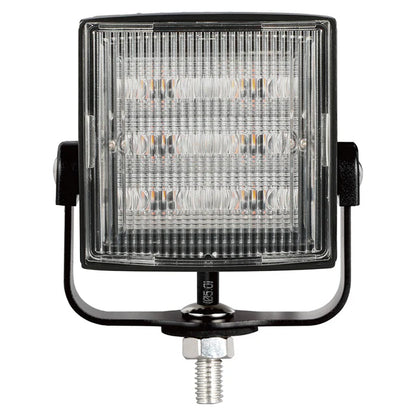 Square 6 LED Amber Directional Warning Light