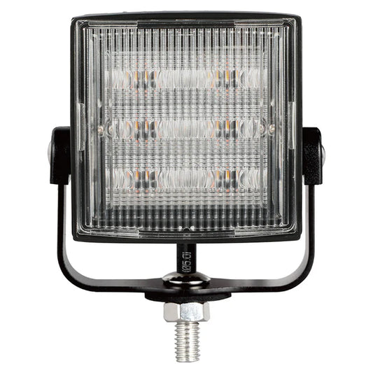 Square 6 LED Amber Directional Warning Light