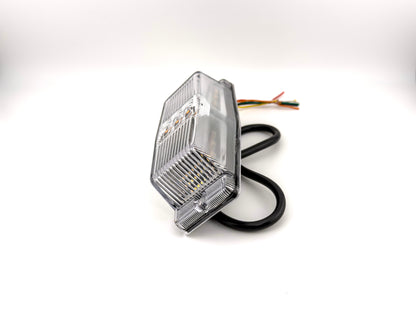 Clear LED Amber & White Double Burner Dual Function + Strobe Function