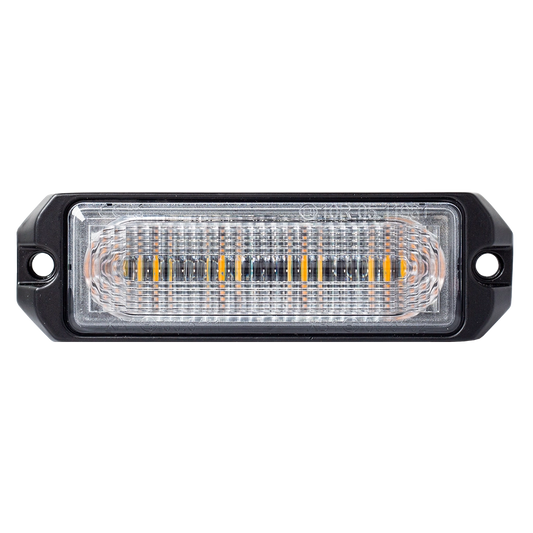 Ultra Slim Amber 4 LED Directional Warning Light