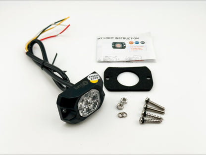 Surface Mount Button Blast Amber Covert Strobe