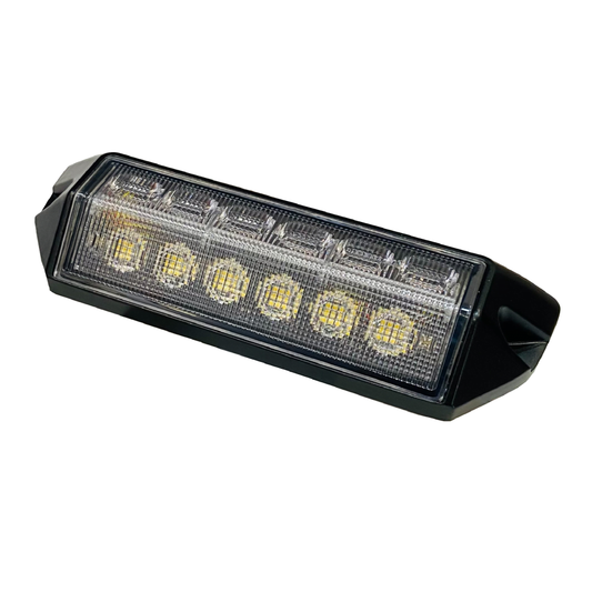 LED Scene Light With Warning Strobe Lamp 1350 Lumens – Black