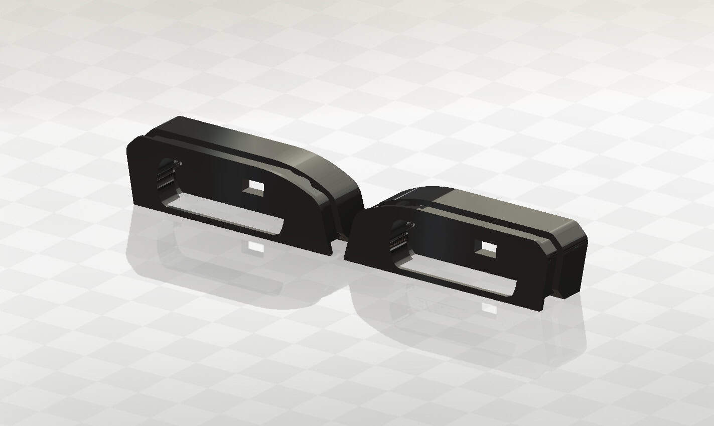 Scania NG 3D Printed Halo Strobe Brackets (Pair) - Including Halo's