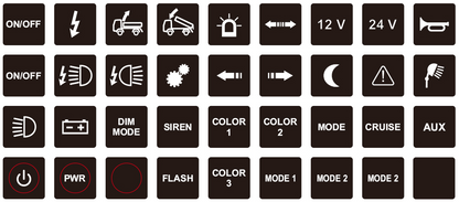 Multi-Purpose 6 Way Switch Control Panel 12/24v