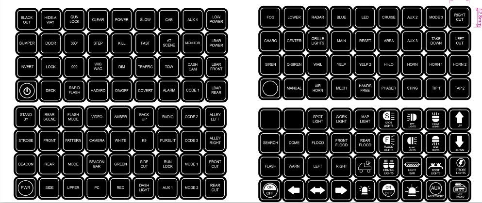 Multi-Purpose 6 Way Switch Control Panel 12/24v