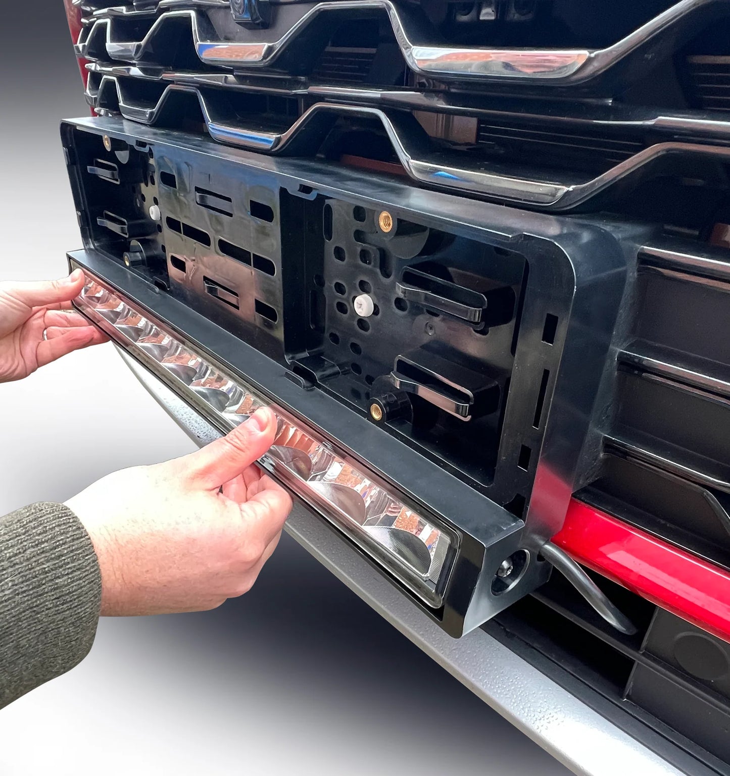 QuickFit Dual Colour Position Light LED Lightbar With Number Plate Holder