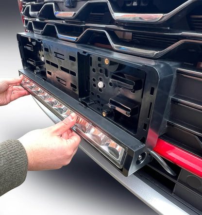 QuickFit Dual Colour Position Light LED Lightbar With Number Plate Holder
