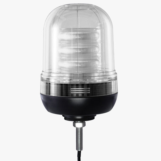 Clear Lens Amber LED Single Bolt Beacon