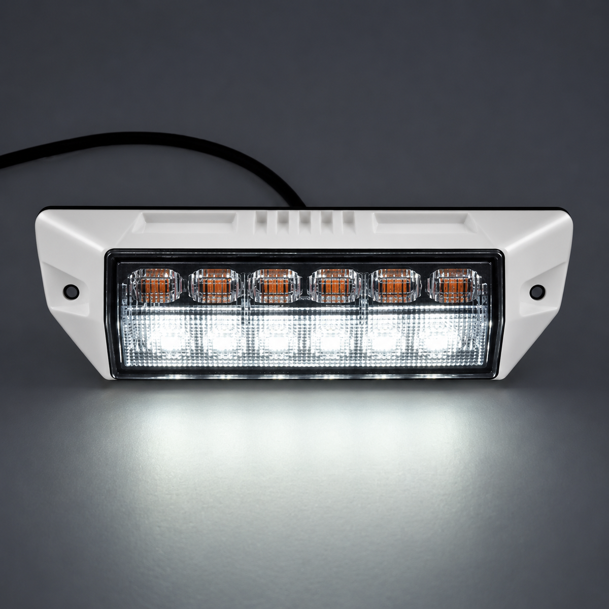 LED Scene Light With Warning Strobe Lamp 1350 Lumens – White