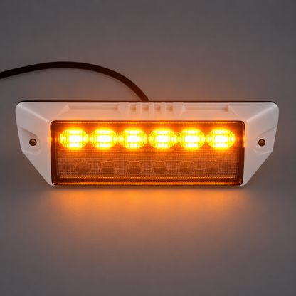 LED Scene Light With Warning Strobe Lamp 1350 Lumens – White