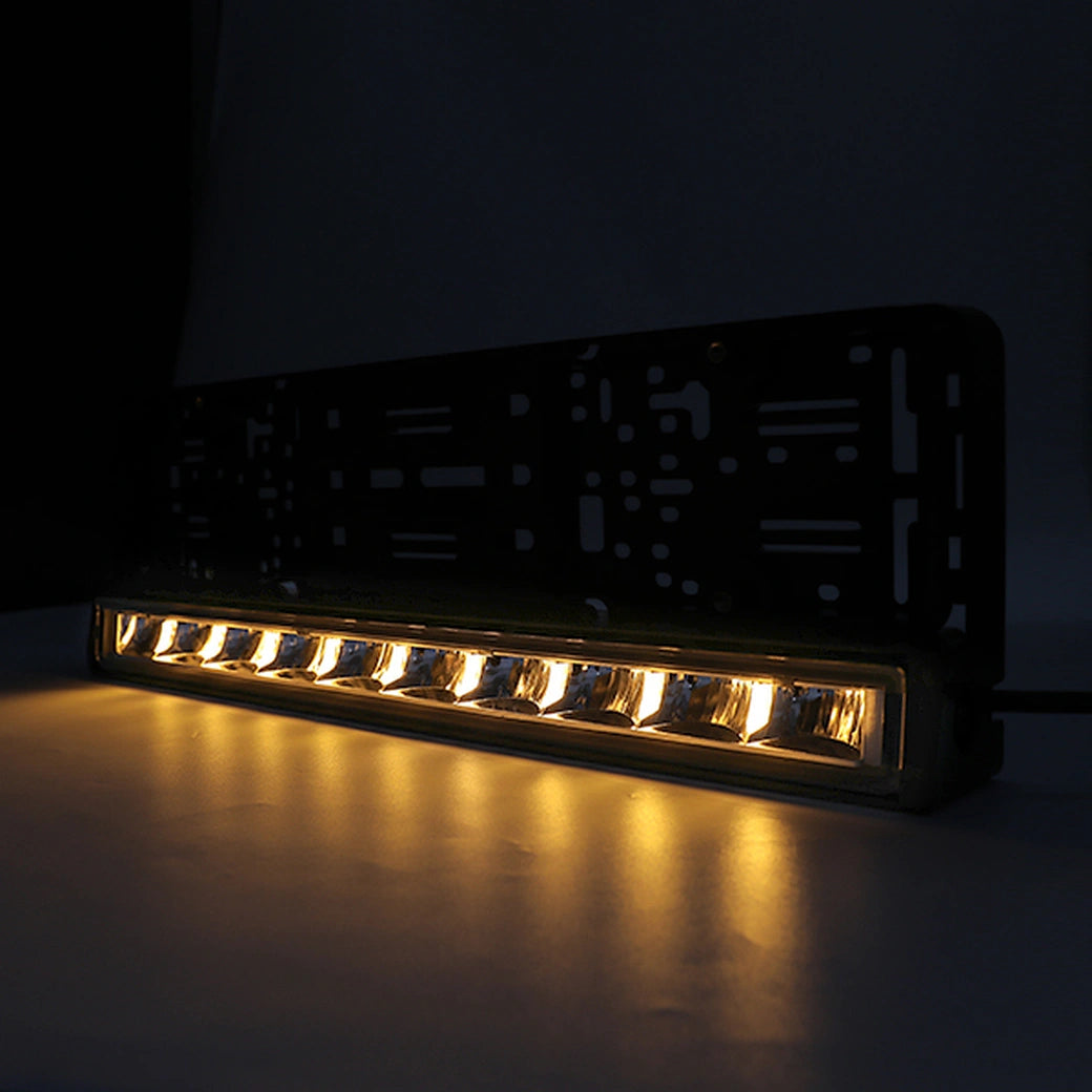 QuickFit Dual Colour Position Light LED Lightbar With Number Plate Holder