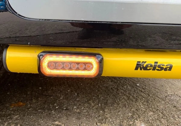 Dual Function LED Amber Warning Light With Halo Ring