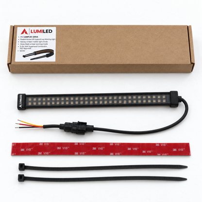 FLEXI Flexible 12/24V LED Leg Warning Light – 240mm